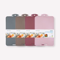 [마미스테이블]실리콘 도마 클립형 M(346mm)이유식 과일 야채 휴대용도마, 접이도마 M 베이비핑크