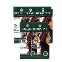 허바틴트 라이트 마호가니 체스넛 Herbatint Permanent Haircolor Gel 5M Light Mahogany Chestnut 135ml, 5팩