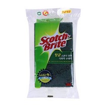 3M 스폰지 양면 수세미 2개입, 옵션1 - 기본포장 (박스or비닐포장) (+0원)
