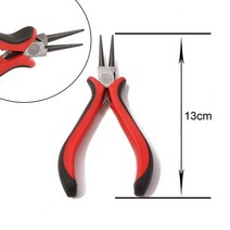 공예 펜치1-3 개/대/Set 쥬얼리 펜 치 세트 만들기 스테인레스 스틸 바늘 코 공구 블랙 11-13cm, 08 No.7 1Pc