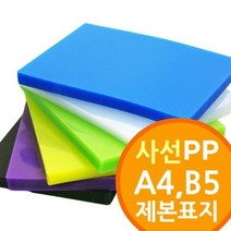 사선무늬/투명칼라 PP/PVC 제본표지 택1, 1개, PVC검정(W051739)