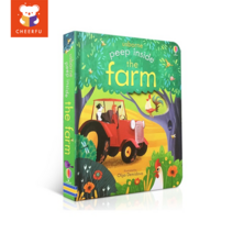 Usborne Peep Inside Books 시리즈 교육용 그림책 유아 영어 학습 보드북, the farm