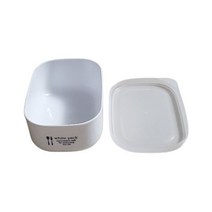 나카야 일본 화이트 밀폐용기, 280ml, 2개입, 2p