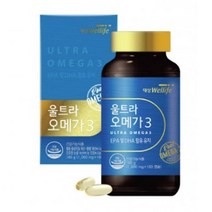 대상웰라이프 울트라오메가3 180캡슐 노르웨이산 소형어종 순도70% 3중기능성 EPA DHA 6개월분 대용량 식약처 식약청 인정 인증 해썹 haccp 혈행개선 눈건강, 180캡슐X4개