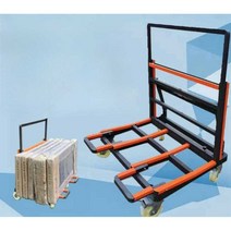 이동식 접이식 유리 운반대 대리석 샷시 구르마 석재운송, A