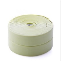 셆프줄눈시공 줄눈 시공 욕실 주방 씰링 스트립 테이프 코킹 자체 접착 방수 벽 스티커, 1m, green
