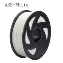 [해외] KINGROON PLA ABS TPU 필라멘트 1.75MM 1KG 2.2LBS 3D 프린터 용 3D 플라스틱 소모품 3D 펜 정확도 +0.02MM 스풀, ABS White