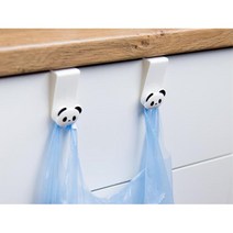 주방 베란다 쓰레기봉투 정리 걸이 2p x2 거실장정리