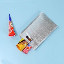 지퍼 손잡이 은박보냉봉투 15p 식품 포장 보온 보냉백, 상세 참조