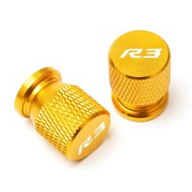 야마하 YZFR3 YZF R3 YZF-R3 - 바이크 오토바이 액세서리 휠 타이어 밸브 스템 캡 CNC 밀폐 커버, Gold