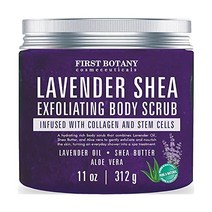 시어 버터 콜라겐 줄기 자몽 오일이 함유 라벤더 오일 바디 스크럽 엑스폴리에이터 - 솔트 스크럽 바디 페이스 수플레는 죽은 에 이 - 11