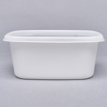 체인컴퍼니 사각 밀폐 일회용 플라스틱 죽용기 특대 1050ml, 죽용기(특대) 1050ML(50개)