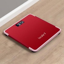 스마트체중계 강아지체중계 목욕탕체중계180kg 정확한 전자 무게 강화 유리 홈 욕실 바닥 체중계, 02 빨간, 한개옵션1
