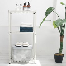sioncompan화이트 다용도 메탈선반 450 3F 주방 수납 장 조립식장 랙 철제 발코니!!--SC, 이상품보내주세요, 이상품보내주세요