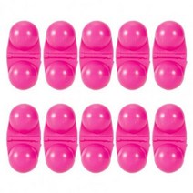 어군 탐지기 어탐기 더블 어트랙터 낚시 비즈 진동 물고기 어트랙터 10 pcs, 로즈 레드