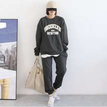 애플망고샵 오버핏 브룩클린 조거 세트 트레이닝상하세트