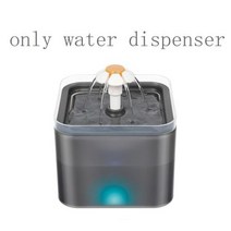 자동 개 고양이 피더 35L 건조 식품 2L 애완 동물 물 분수 음료 스마트 그릇, 없음, Gray Pet Waterer+Without USB p