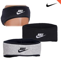 나이키 골프 클럽 플리스 겨울 기모 헤드밴드 남자 방한 귀도리 DX7080, 그레이(096)