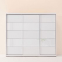 격오칸 연결 슬라이딩장롱/옷장 (3통구성), 옷봉장, 선반장, 정리장