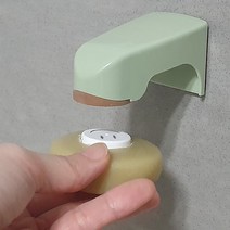 부착식 자석 비누 홀더 벽 걸이 수납 보관 거치대, 색상, 그레이