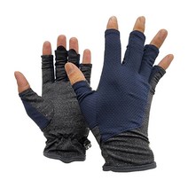 스포츠 반장갑(7부) 등산 사이클 라이딩 자전거 운전, L네이비