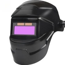 용접 마스크 헬멧 방진마스크 보안면 자동 용접안경 코스크 전면마스크 용접자동면 방염마스크, 05.빛변화감지모델+헤드라이트+보호시트10개