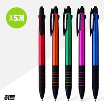 히트3색 (6링) 링3색터치 볼펜 (1자루) X 5개, 상품선택, 쿠팡뚱땅 랜덤