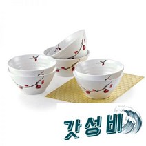 도자기 홍매화 면기 6p