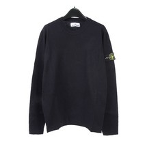 [스톤아일랜드] 와펜 패치 라운드넥 니트 7215532B9 V0020 BLUE [SIC89