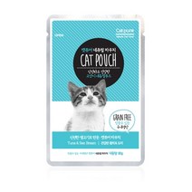 캣퓨어 내추럴 파우치 80g (4종 택1), 건강한참치&닭가슴살