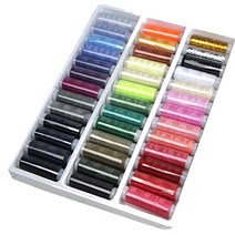 재봉실 미싱 반짇고리 재봉틀 수선 바느질 색 부자재, 39색실세트