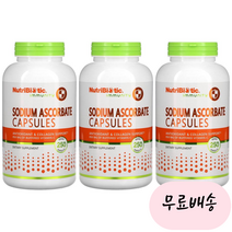 [뉴트리바이오틱]-M2-아스코르브산 나트륨 비타민C 250개입[[3통]], 3개