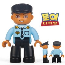 토이다락방 레고 듀플로 호환 동물 사람 공룡 피규어, 사람 10 경찰관