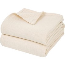 100퍼센트 면 모슬린 담요 킹 사이즈 108