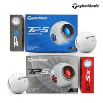 테일러메이드 TP5 TP5x KOR 골프공 5피스, TP5x_KOR_화이트