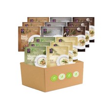 청정원 우리쌀 크림 수프 세트 (구운마늘 3개+쇠고기 3개+양송이 3개+야채 3개+크림 3개), 60g, 15개