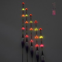 별찌 딥퍼플필드 4점등 민물 전자찌 나노 저부력 역광 솔리드 양어장, 36.5cm (RED), 1개, 36.5cm (RED)