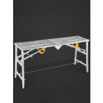 접이식 작업 발판 리프트 휴대용 사다리 공사 현장 의자 작업대, 메쉬120x30