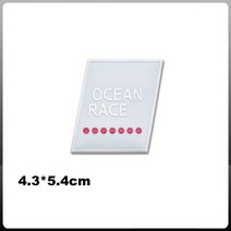 볼보 자동차 용 멀티 스타일 알루미늄 배지 스티커 펜더 데칼 XC60 V50 S90, 03 NO 3