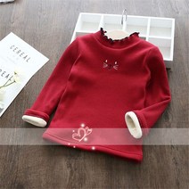 유아여름옷 벨벳 두꺼운 어린이 스웨터 여아 외투 겨울 아동복 만화