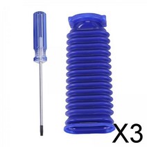 YYDS 롤러 흡입 내부 호스 다이슨 진공 청소기 교체 부품 V6 V7 V8 V10 V11 드라이버 증정, 3개