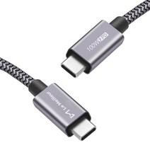 스카이 USB PD 고속충전 케이블 Gen2 100W 스카이-C-C2PDG2 2p, 블랙, 2m