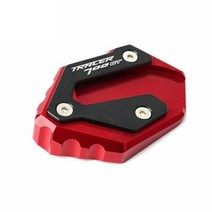 [해외]Yamaha Tracer 700 GT 2015-2020 Tracer 7 GT 2021 Tracer700GT 오토바이 부품 킥스탠드 풋 사이드 스탠드 확장 패드, tracer700gt 레드