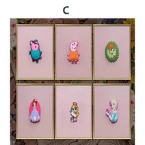 은서네가게 키즈 샌들 슬리퍼 악세사리 6PCS