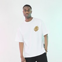 L~6XL 남여공용 사계절 면16수 오버핏 반팔 레이어드티 그래픽티셔츠 루즈핏 커플티 빅사이즈 면100% CS