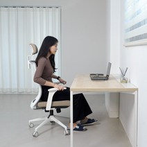 더웜하우스 사무용의자 메쉬 학생 컴퓨터 책상 의자 T1 T2, 화이트(T2), 그레이, 60mm우레탄바퀴(화이트)+조절팔걸이(화이트)