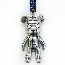 턴트골프 포포베 퍼터키퍼 12종 퍼터커버분실방지용 고리형 골프악세사리, 02 스파이더맨_실버