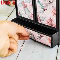 하드웨어 핸들 DIY Scrapbooking 앨범 종이 카드 장식 공예 템플릿 만들기, B394, B394