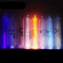 희귀 한 빛나는 가스 봉인 된 튜브 99.999% 노벨 크립톤 헬륨 네온 아르곤 크세논 산소 질소 수소 요소 컬, 09 Argon D14x60mm