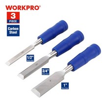 우드카빙 전동조각기 키트 Workpro 3pcs 목공용 나무 끌 세트 손 나무 조각 도구 칩 세부 끌 세트 칼 도구, w001800ae